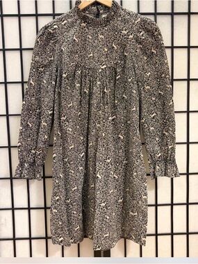 Doen Rare Dancing Fawn Dress Small. Beautiful Print